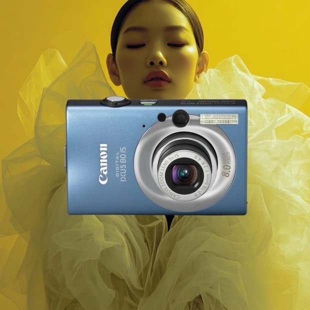A급) 캐논 익서스 80 Blue CANON IXUS 80 빈티지 디카