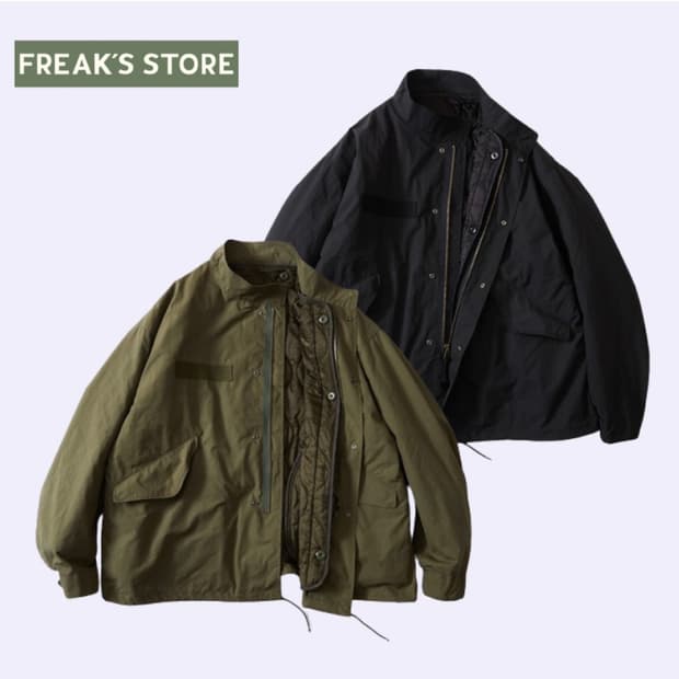 프릭스스토어 M65 숏 올리브 여성F 사이즈