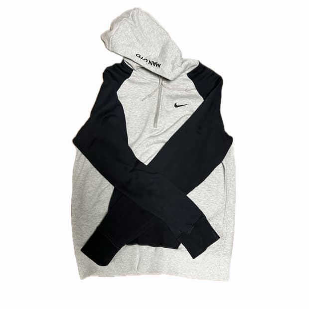 나이키 빈티지 맨유 반집업후드티 