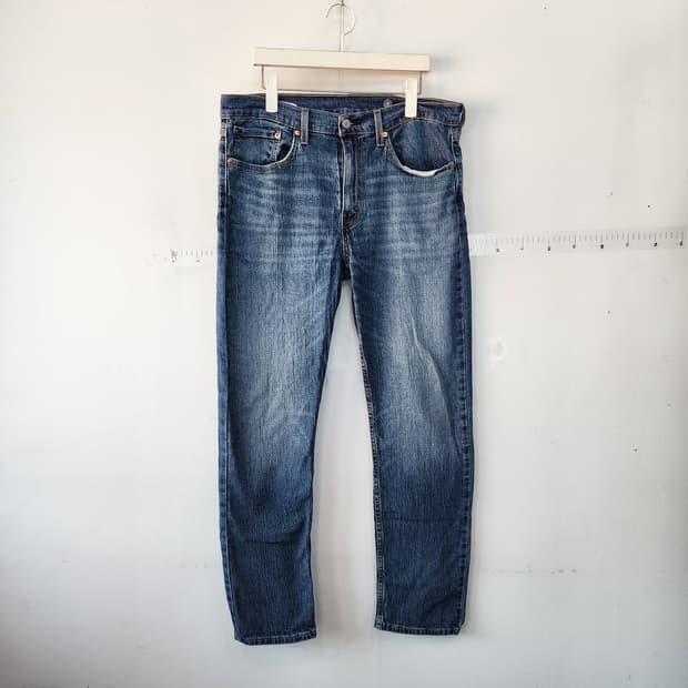 리바이스 청바지 블루 데님팬츠