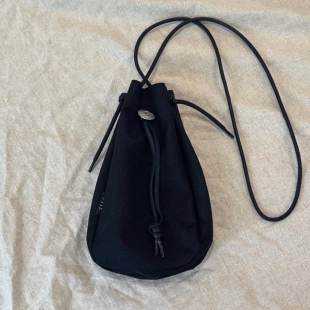 요지야마모토 사이트 콘초 드로스트링 백