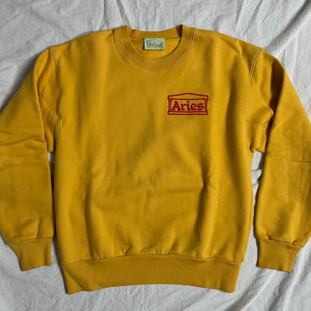 (S)Aries 에리즈 스웻셔츠 (옐로우) 맨투맨 아리즈