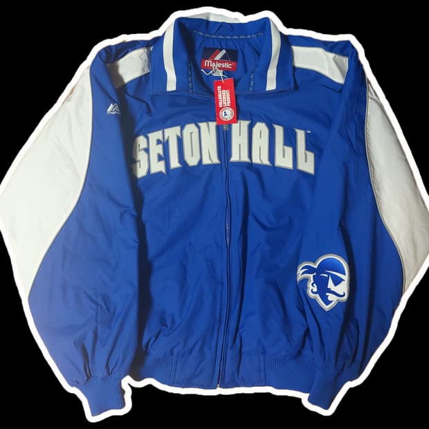 마제스틱 세튼홀 파이러츠 NCAA 자켓