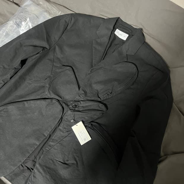 (S) 정가 100 PAF 7.0 자켓 센터 블랙 새상품 파프 블레이저