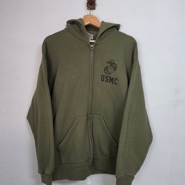 USA USMC 밀리터리 미해병대 후드집업 XL