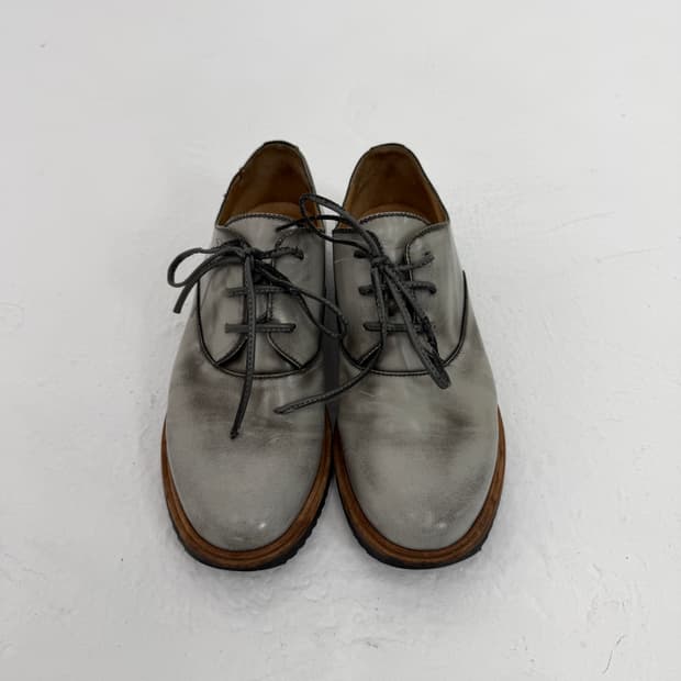 MM6 Distressed Painted Loafer (gray)