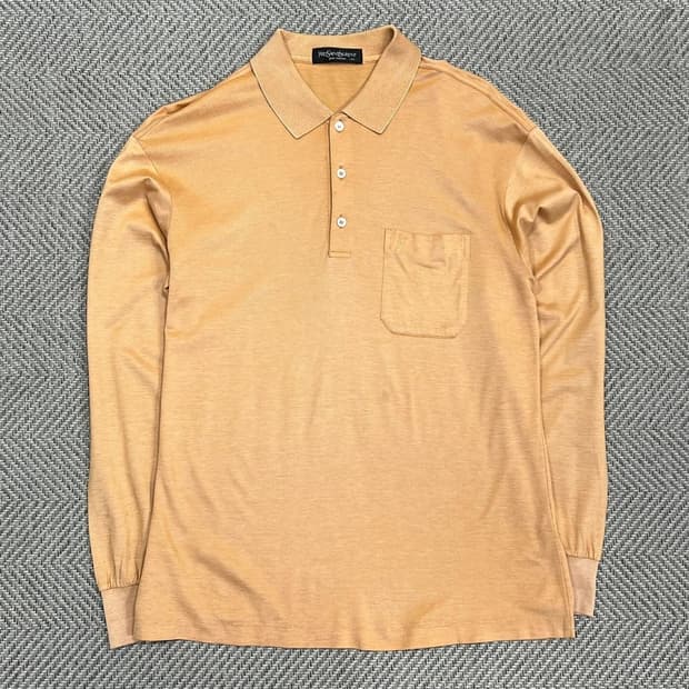 입생로랑 자수로고 카라티 v0948