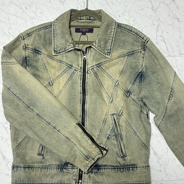 비슬로우 데님 자켓 