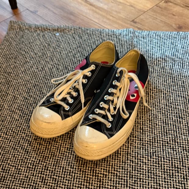 컨버스x꼼데가르송 척 70 블랙 285