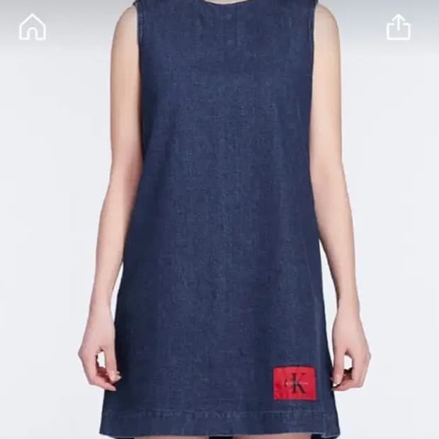 [S] CK 캘빈클라인 데님원피스