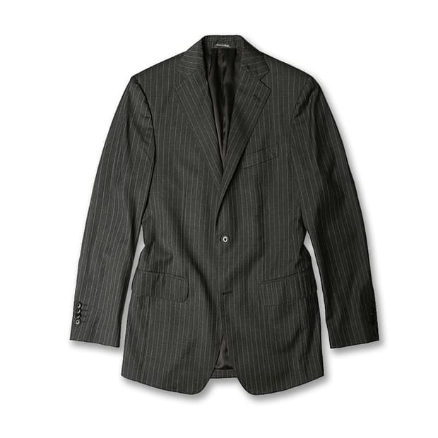 라르디니 [Lardini] 로로피아나 스트라이프 그레이 블레이저 자켓