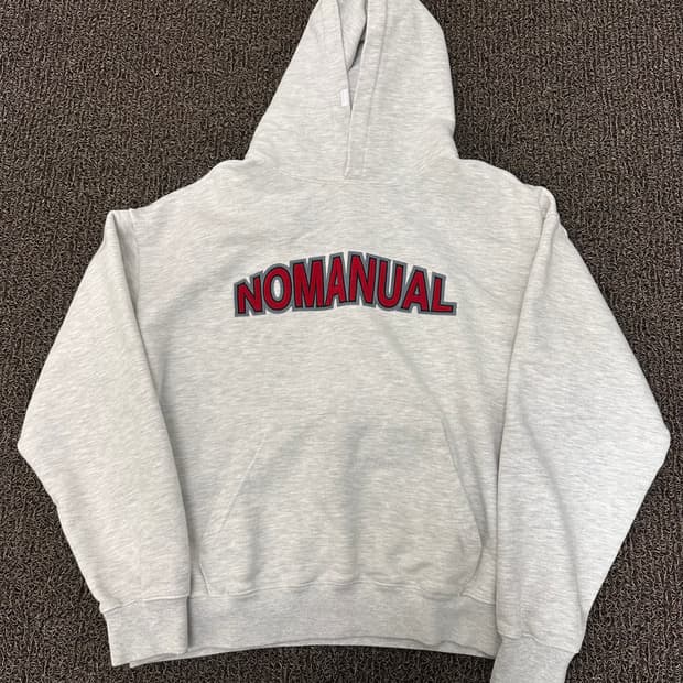 NOMANUAL 노매뉴얼 후드티셔츠 M