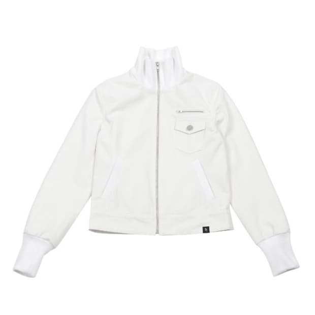 시너진 하이넥 슬림 코튼 점퍼 화이트 s