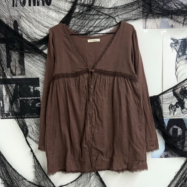 Mori girl mood lace detail longsleeve