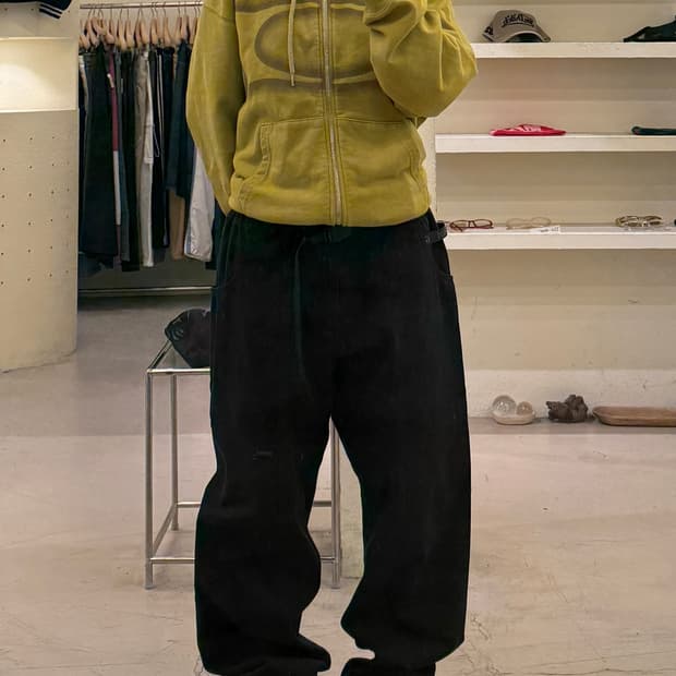 그라미치 블랙 와이드 팬츠 U1590