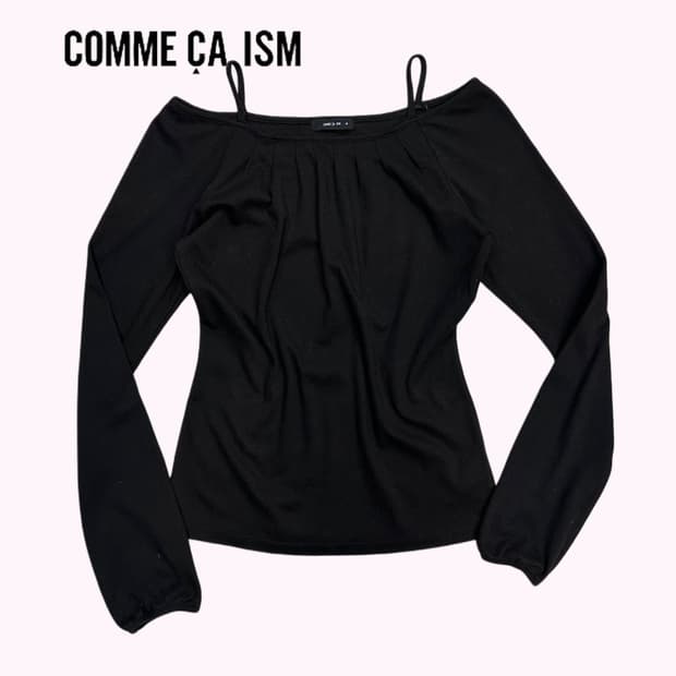 pintuck detail off-shoulder t-shirt