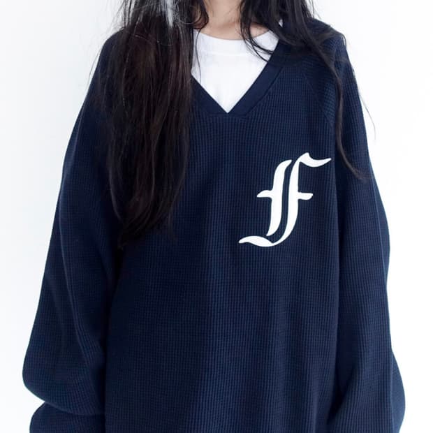 waffle boxy MTM (navy)