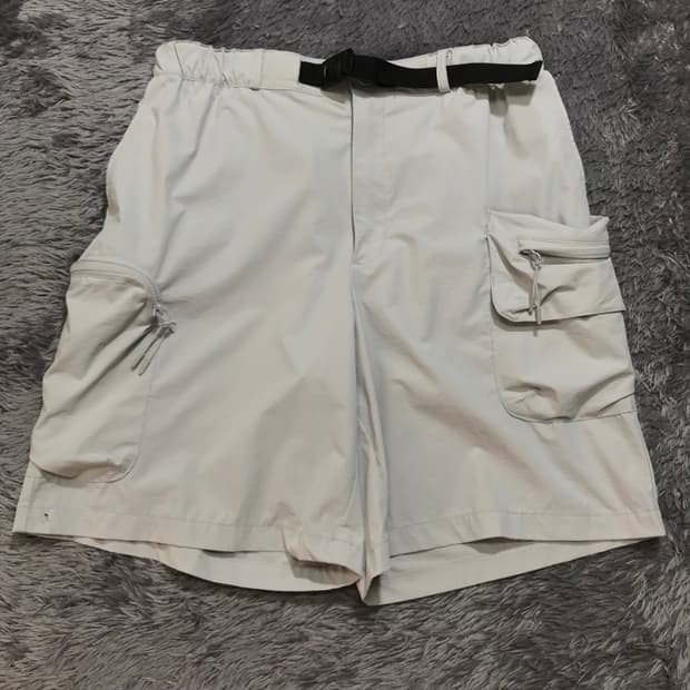 [[L, 공용] H&M 벨티드 카고 하프 팬츠p259