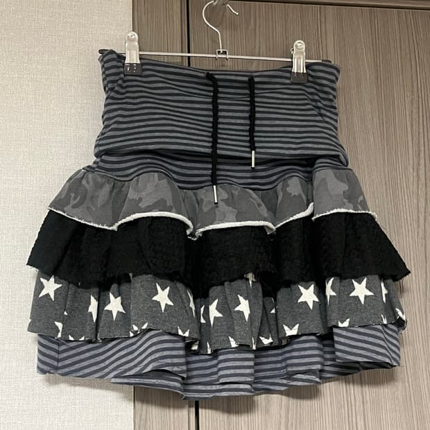 허그유어스킨 캉캉스커트 Cancan layered skirt (Char