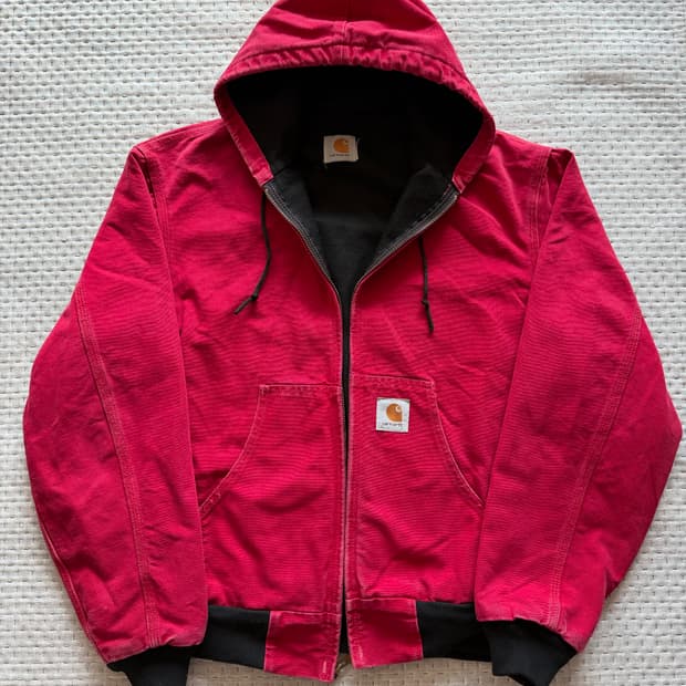 [L] 칼하트  덕 액티브 자켓 레드