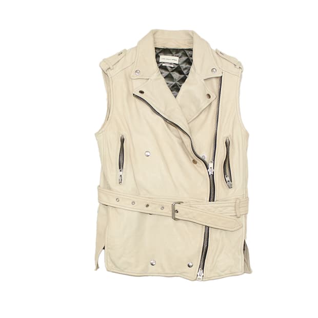 Isabel Marant 이자벨마랑 2WAY 램스킨 레더 바이커 베스트