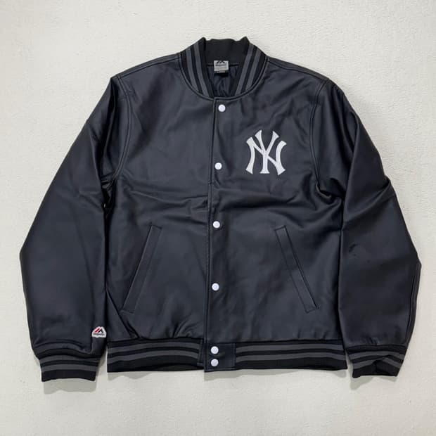 마제스틱 뉴욕 양키스 스타디움 바시티 자켓 점퍼 L
