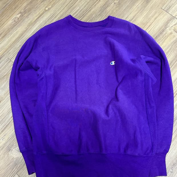 [L~XL] 90s 챔피온 리버스위브 맨투맨 스웻 퍼플