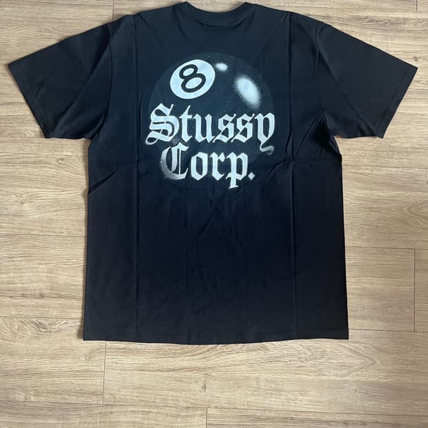 스투시 8볼 반팔티 L