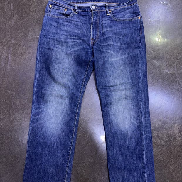 리바이스 502 테이퍼드핏 빈티지 워싱 데님팬츠 36