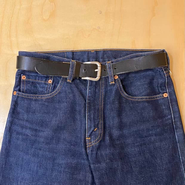 VTG leather belt 빈티지 레더 벨트