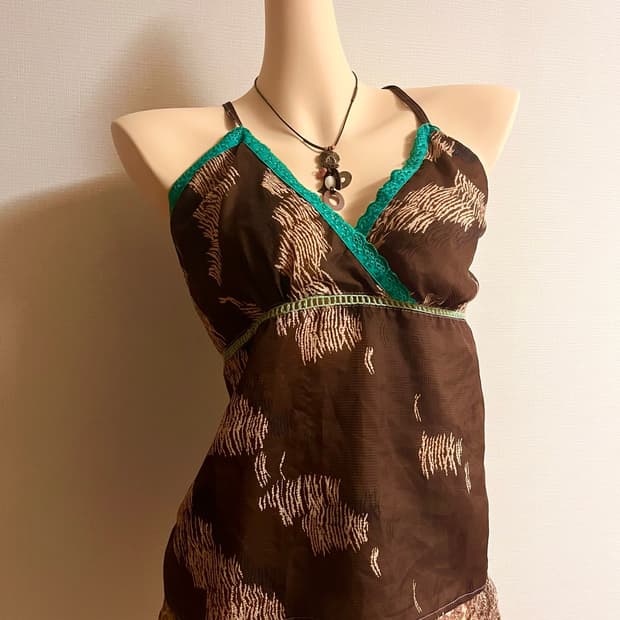Mint Lace Oriental Sleeveless