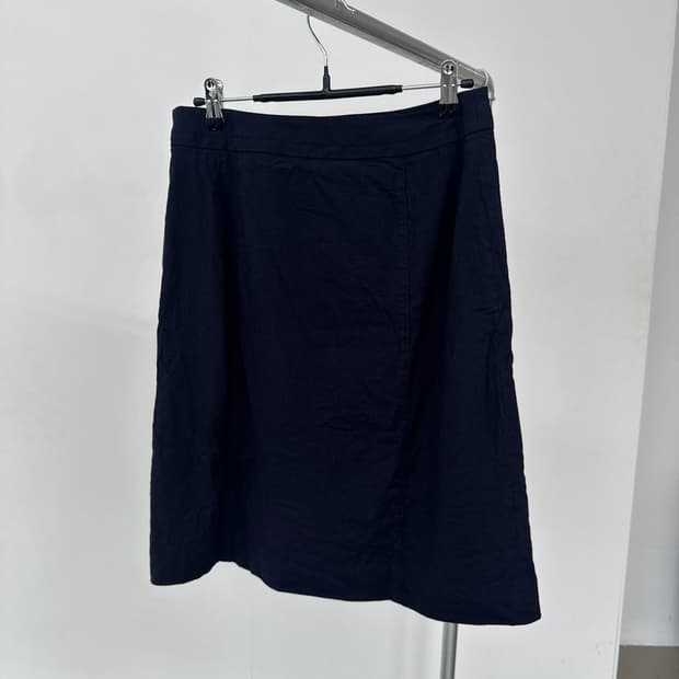 네이비 패널 스커트 Navy Panel Skirt