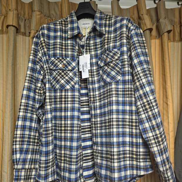 카키스 브러쉬드 셔츠 L사이즈 새상품