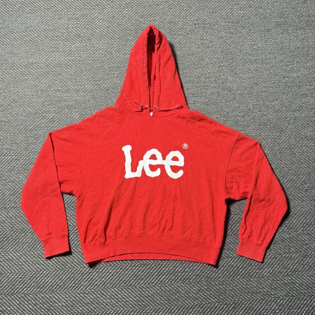 LEE 오리지널 빅로고 후드티