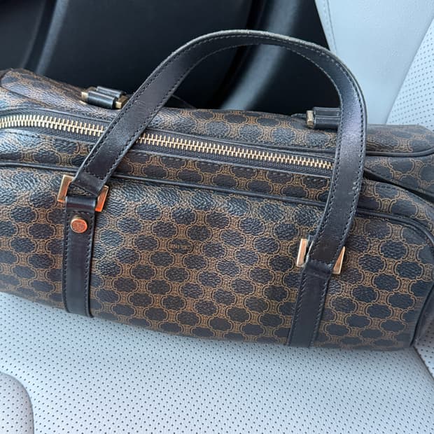 올드셀린 블랙 마카담 볼링백