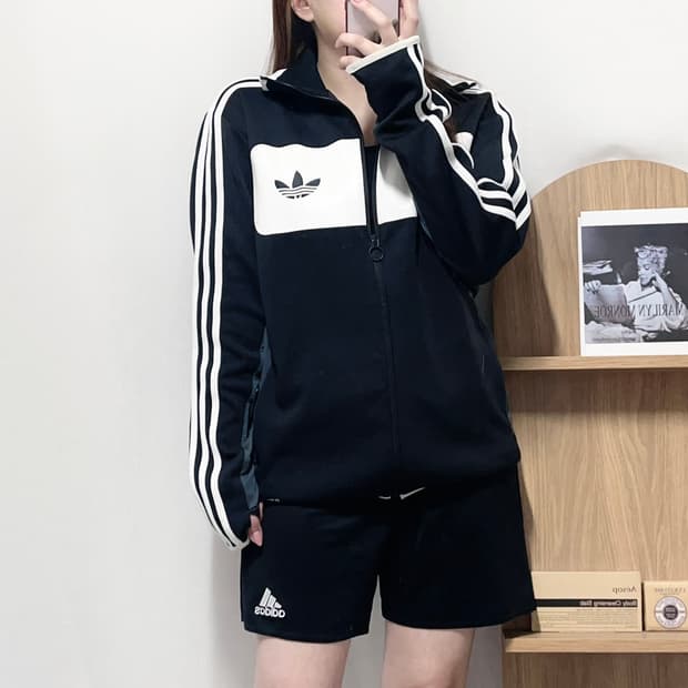 [정품] 아디다스 블랙 STR DIVER X 트레포일 져지 [ 95 ]
