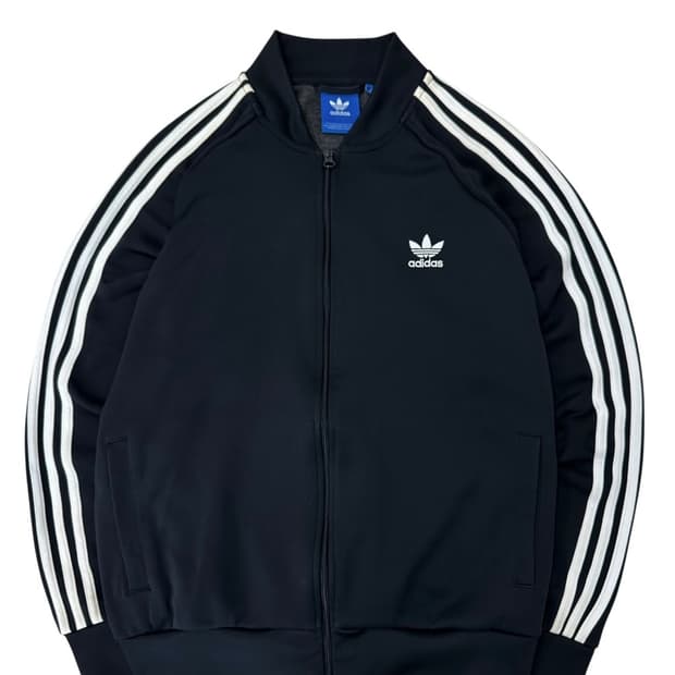 아디다스 슈퍼스타 져지 블랙 (XL)