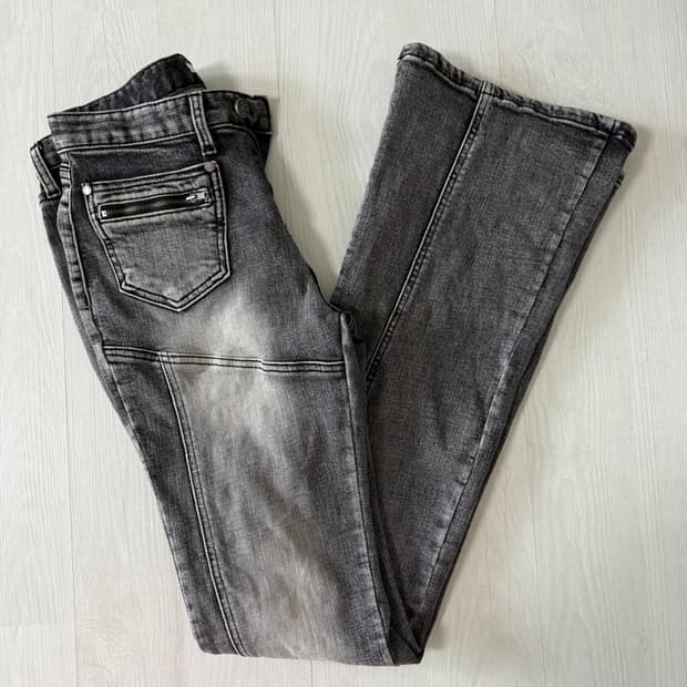 보헤미안서울 밝은흑청 부츠컷 팬츠