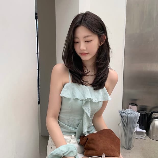 제니오 에이프릴 슬리브리스 세트 민트