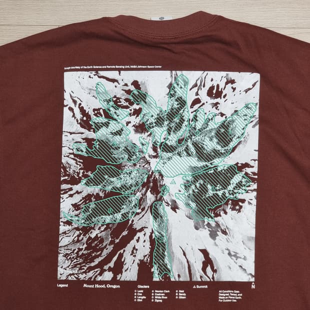 나이키 ACG 그래픽 반팔티 와인브라운