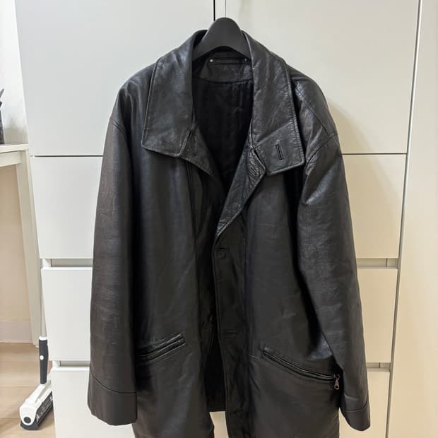 빈티지 램스킨 가죽자켓