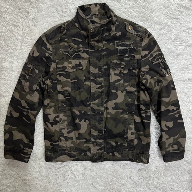 H.T.NIAO 카모플라쥬 야상 자켓 L