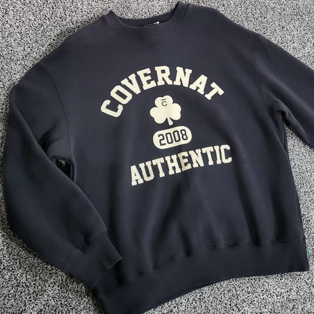 커버낫 여성 네이비 맨투맨