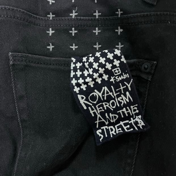 Ksubi destroyed skinny jean 