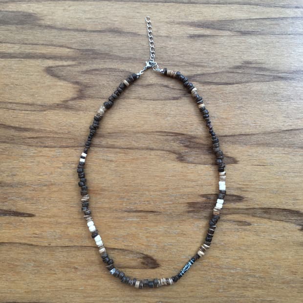 coconut wood necklace 코코넛우드 나무목걸이