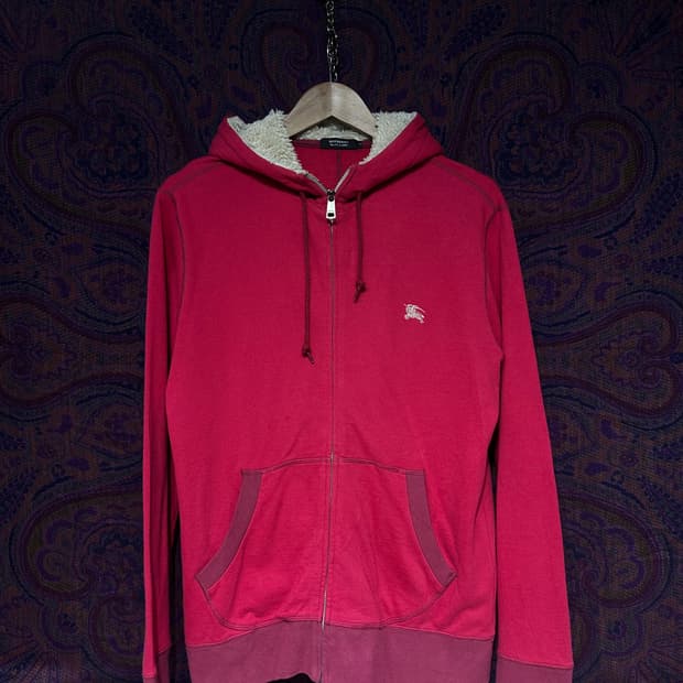 버버리 블랙라벨 후드집업 