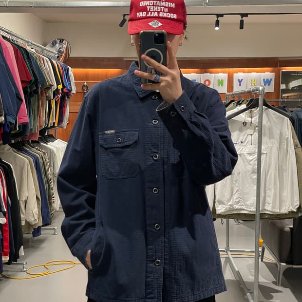 에디바우어 와플 셔츠 자켓