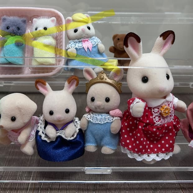 실바니안 초콜릿토끼 , 마우스 , 강아지