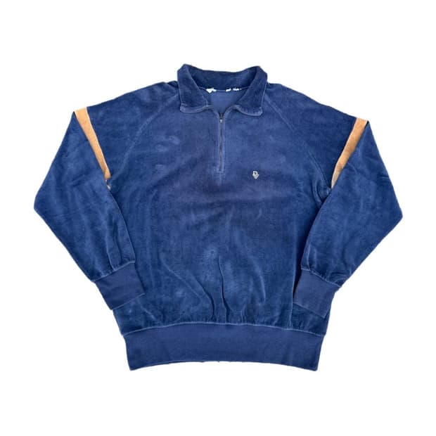 Christian Dior terry cotton quarter zip 