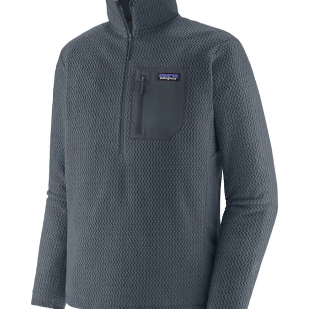파타고니아 R1 에어 집 넥 스몰더 블루 L